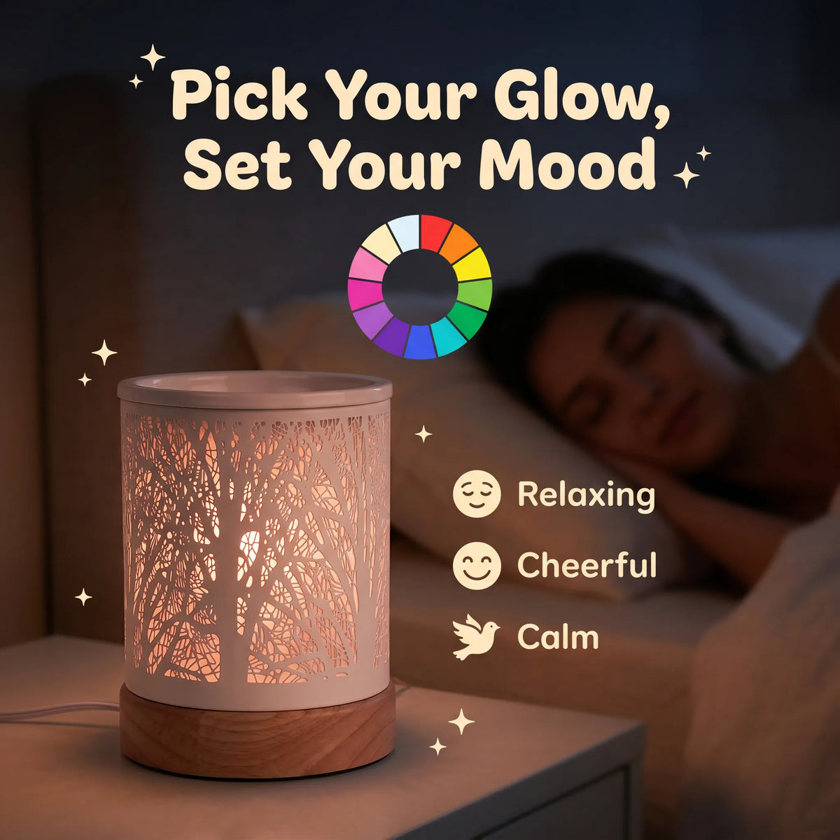 Timber White Electric Wax Warmer