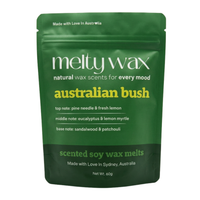 Australian Bush soy wax melts pouch by Melty Wax