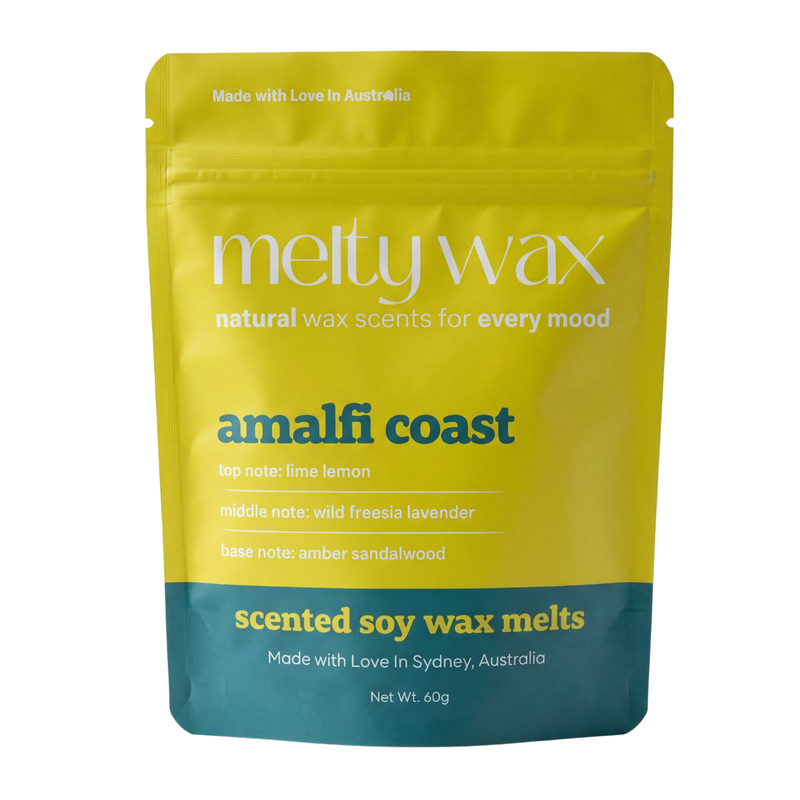 Amalfi Coast soy wax melts pouch by Melty Wax